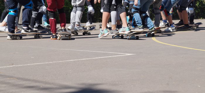 Skateboarding verbindet